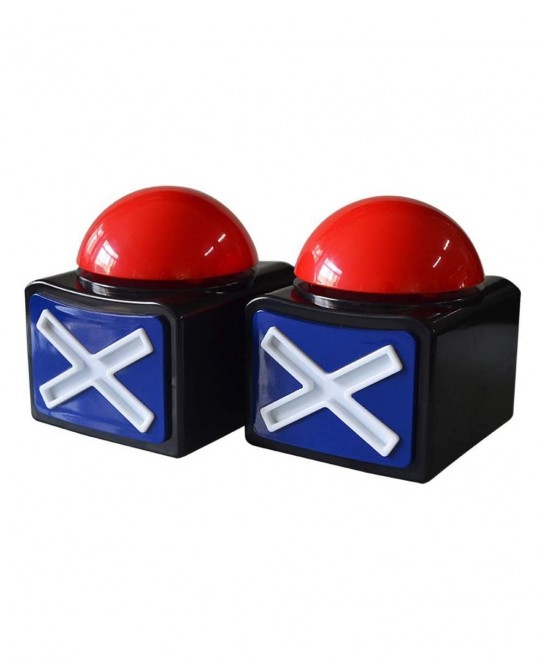 Game Answer Buzzer 4 Pack Game Buzzer Alarm Sound Play Button with Light Trivia Quiz Got Talent Buzzer Toys for Kids Adult $6...