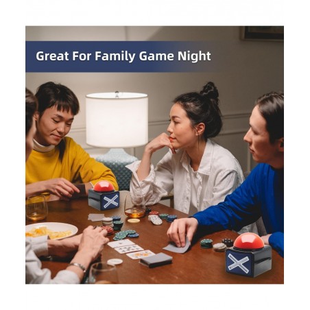 Game Answer Buzzer 4 Pack Game Buzzer Alarm Sound Play Button with Light Trivia Quiz Got Talent Buzzer Toys for Kids Adult $6...
