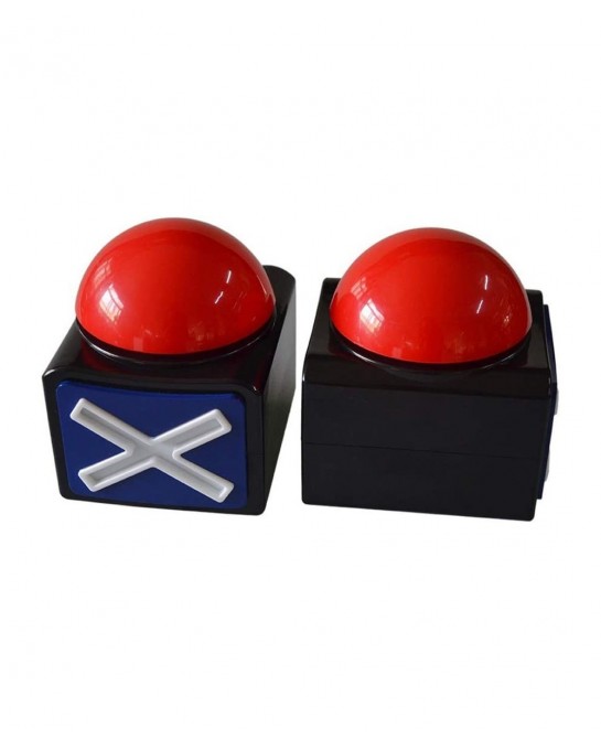 Game Answer Buzzer 4 Pack Game Buzzer Alarm Sound Play Button with Light Trivia Quiz Got Talent Buzzer Toys for Kids Adult $6...