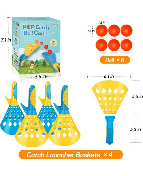 Outdoor Games for Kids Ages 4-8-12 Outdoor Yard Games Beach Outside Toys for Kids 4-8-10-12 Kids Toys for 6 7 8 9 Year Old Bo...