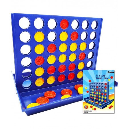 4 in a Row Game 6 Spare Discs Included Board Games Toys for Boys Classic Four in a Row and Family Fun Games for Ages 3 4 5 6 ...