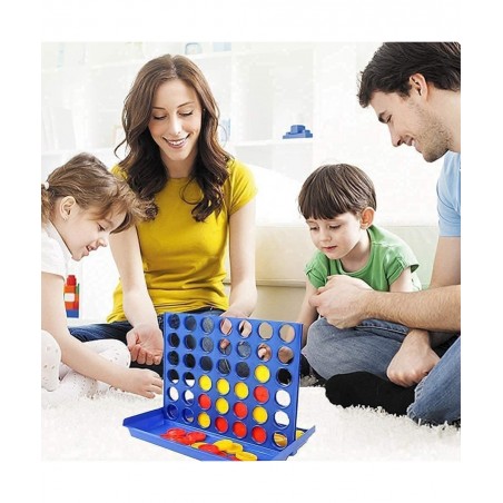4 in a Row Game 6 Spare Discs Included Board Games Toys for Boys Classic Four in a Row and Family Fun Games for Ages 3 4 5 6 ...