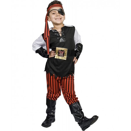Boys Pirate Costume Light UP Belt Child Kids Size M 5 6 7 8 Years Old Ahoy Matey! $37.62 Kids' Costumes