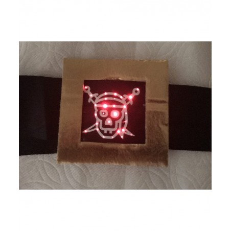 Boys Pirate Costume Light UP Belt Child Kids Size M 5 6 7 8 Years Old Ahoy Matey! $37.62 Kids' Costumes