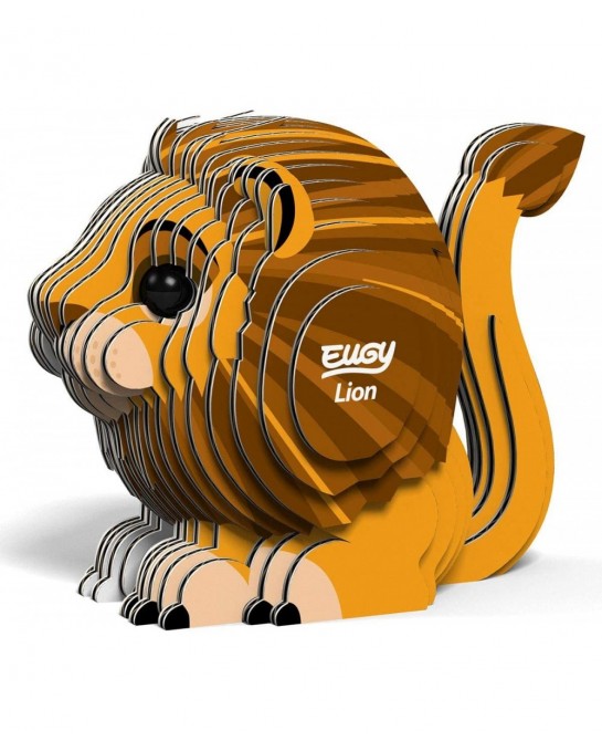 070 Lion Eco-Friendly 3D Paper Puzzle [New Seal] $24.65 3-D Puzzles