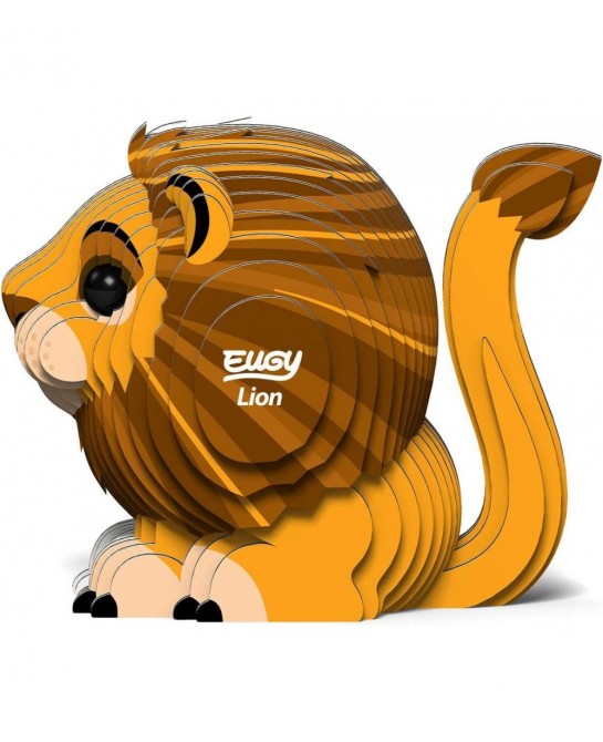 070 Lion Eco-Friendly 3D Paper Puzzle [New Seal] $24.65 3-D Puzzles