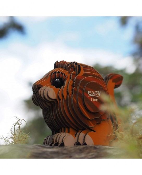 070 Lion Eco-Friendly 3D Paper Puzzle [New Seal] $24.65 3-D Puzzles