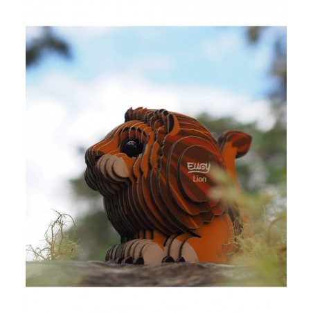 070 Lion Eco-Friendly 3D Paper Puzzle [New Seal] $24.65 3-D Puzzles