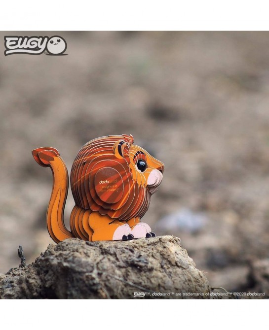 070 Lion Eco-Friendly 3D Paper Puzzle [New Seal] $24.65 3-D Puzzles