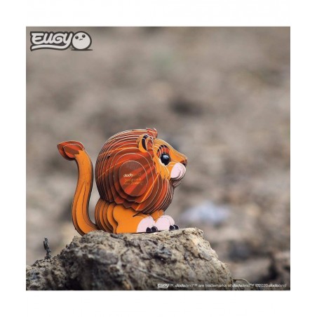 070 Lion Eco-Friendly 3D Paper Puzzle [New Seal] $24.65 3-D Puzzles