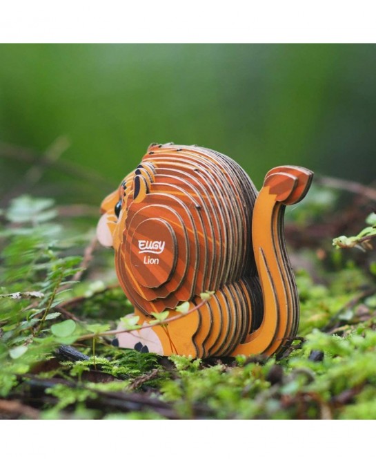 070 Lion Eco-Friendly 3D Paper Puzzle [New Seal] $24.65 3-D Puzzles