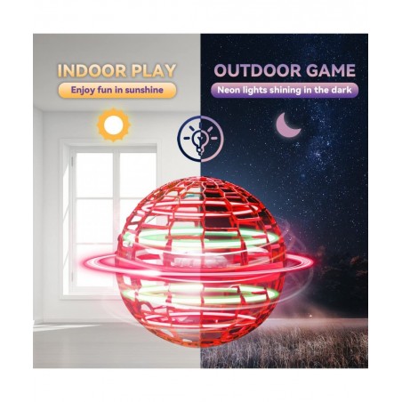 Flying Orb Ball【with a Magic Wand】 Magic Hover Ball Hand Controlled Boomerang Fly Spinner Mini Drone Ball Outside Soring Fly ...
