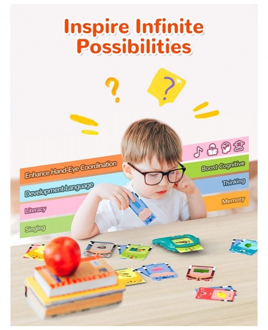 Talking Flash Cards Kids Toddler Flash Cards with 224 Sight Words Montessori Toys Autism Sensory Toys Speech Therapy Toys Lea...