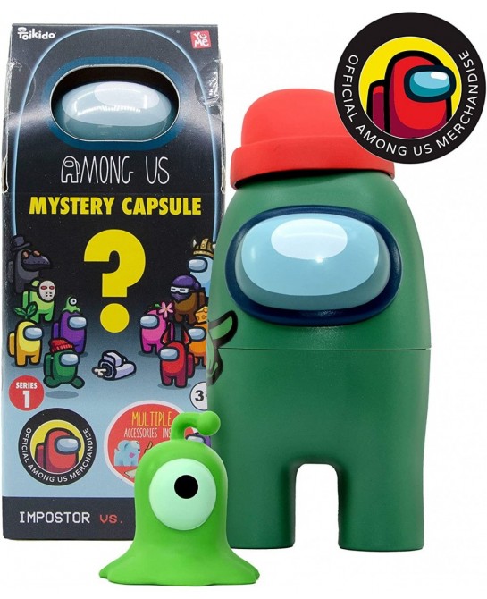 Official Among Us Merchandise Toikido Yume Mystery Capsules Impostor vs Crewmate Blind Box Stocking Stuffer Toys for Kids (2 ...