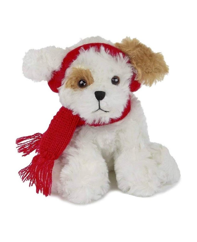 Bearington Chilly Plush Stuffed Animal Brown and White Dog with Scarf 7.5 inches $25.89 Stuffed Animals & Teddy Bears
