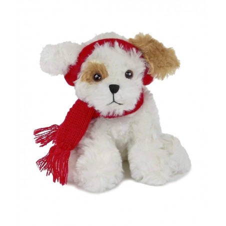 Bearington Chilly Plush Stuffed Animal Brown and White Dog with Scarf 7.5 inches $25.89 Stuffed Animals & Teddy Bears