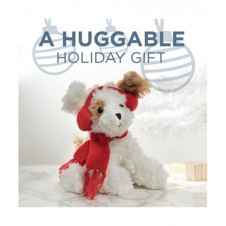 Bearington Chilly Plush Stuffed Animal Brown and White Dog with Scarf 7.5 inches $25.89 Stuffed Animals & Teddy Bears