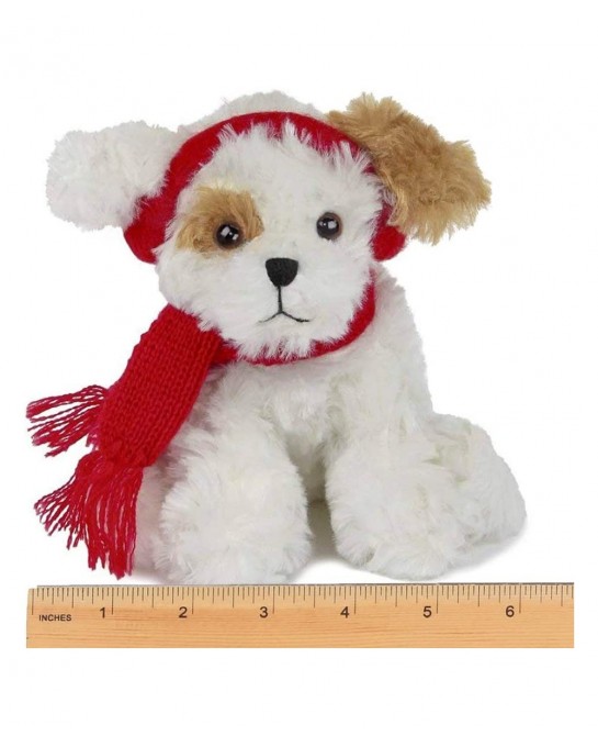 Bearington Chilly Plush Stuffed Animal Brown and White Dog with Scarf 7.5 inches $25.89 Stuffed Animals & Teddy Bears