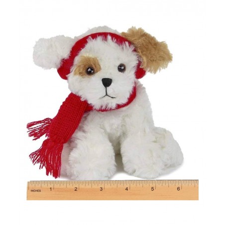 Bearington Chilly Plush Stuffed Animal Brown and White Dog with Scarf 7.5 inches $25.89 Stuffed Animals & Teddy Bears