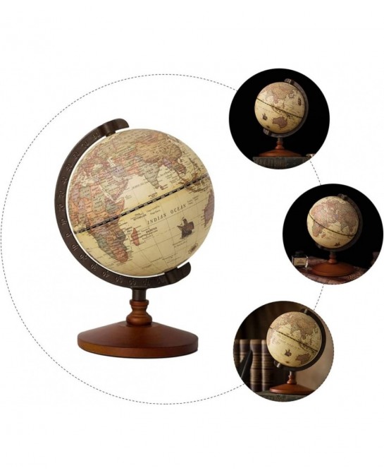 Vintage World Globe Antique World Globe Vintage Desk Globe Antique Standing Globe Metal Spinning Globe $44.82 Geographic Globes