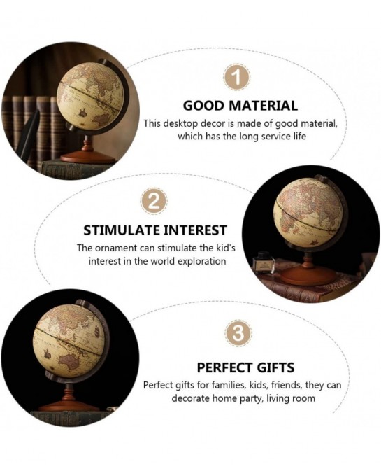 Vintage World Globe Antique World Globe Vintage Desk Globe Antique Standing Globe Metal Spinning Globe $44.82 Geographic Globes
