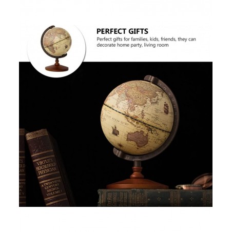 Vintage World Globe Antique World Globe Vintage Desk Globe Antique Standing Globe Metal Spinning Globe $44.82 Geographic Globes