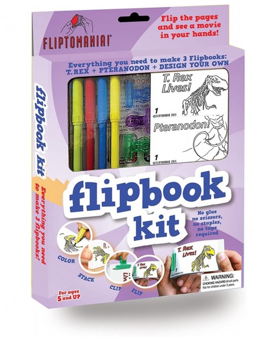 Make-Your-Own-Flipbooks: Dinosaurs $28.18 Kids' Drawing & Writing Boards