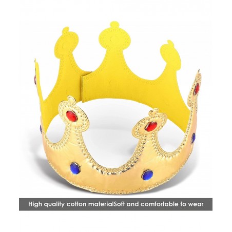 Birthday King Crown Birthday Boy Sash and Button Pins Boy Birthday Party Dress-Up Supplies Birthday Boy Party Accessory Set f...