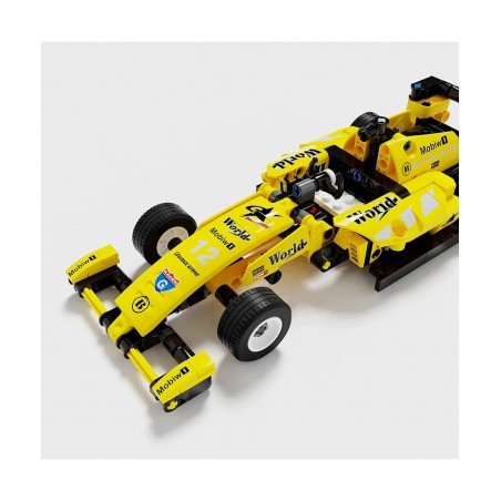 HI Luck Building Blocks Car Toys 230 Pieces Building Pull Back Racecar Toys for Kids Best Building Blocks Gift for 6-12+ Year...