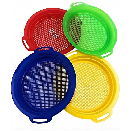 Beach Sand Sifter Sieves Toys Set Sand Sifter for Backyard Park Beach Complete Gift Set for Kids Boys Girls $21.60 Sandboxes ...
