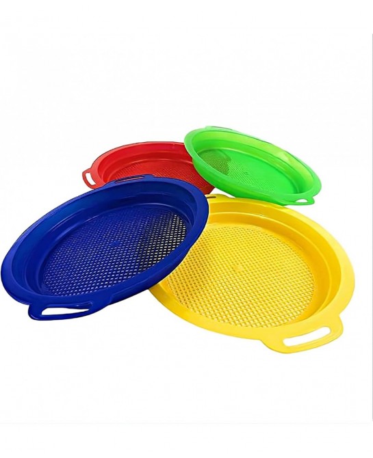 Beach Sand Sifter Sieves Toys Set Sand Sifter for Backyard Park Beach Complete Gift Set for Kids Boys Girls $21.60 Sandboxes ...