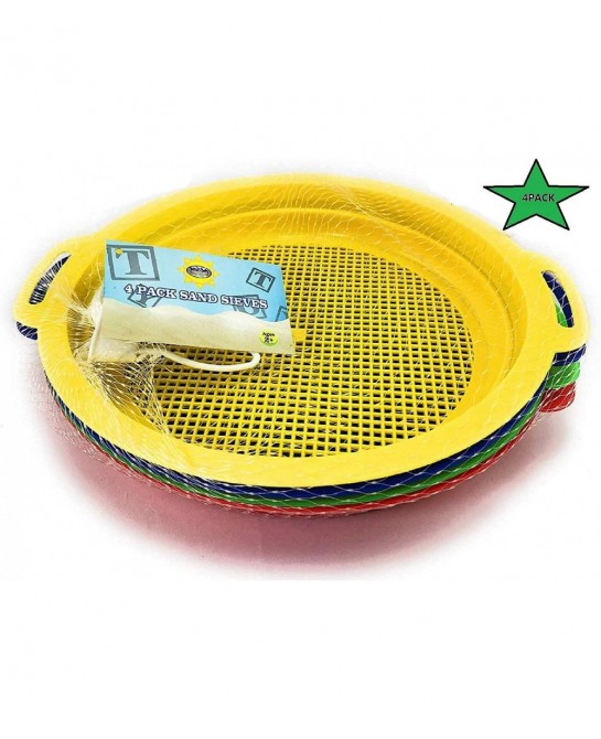 Beach Sand Sifter Sieves Toys Set Sand Sifter for Backyard Park Beach Complete Gift Set for Kids Boys Girls $21.60 Sandboxes ...