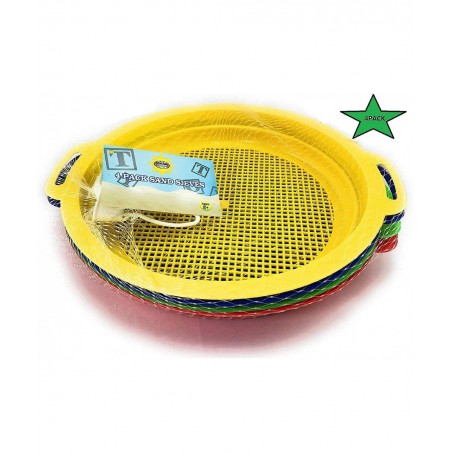 Beach Sand Sifter Sieves Toys Set Sand Sifter for Backyard Park Beach Complete Gift Set for Kids Boys Girls $21.60 Sandboxes ...