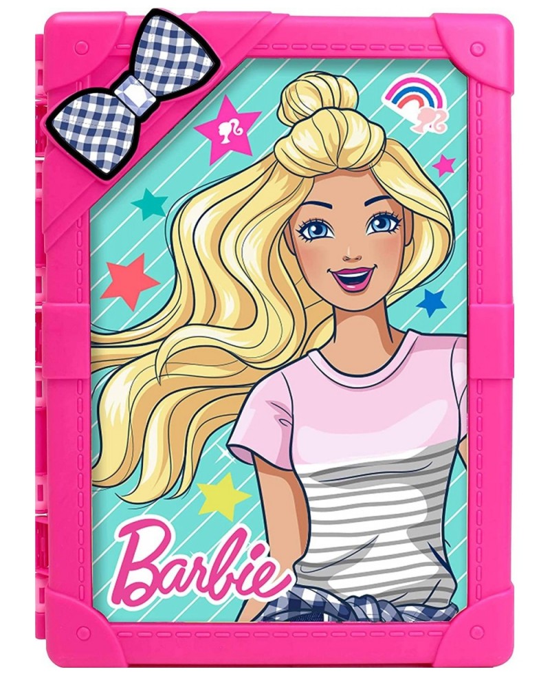Barbie 8-Doll Multi-Compartment Storage Case with New and Improved Latch $35.47 Doll Accessories