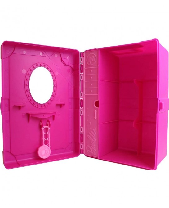 Barbie 8-Doll Multi-Compartment Storage Case with New and Improved Latch $35.47 Doll Accessories