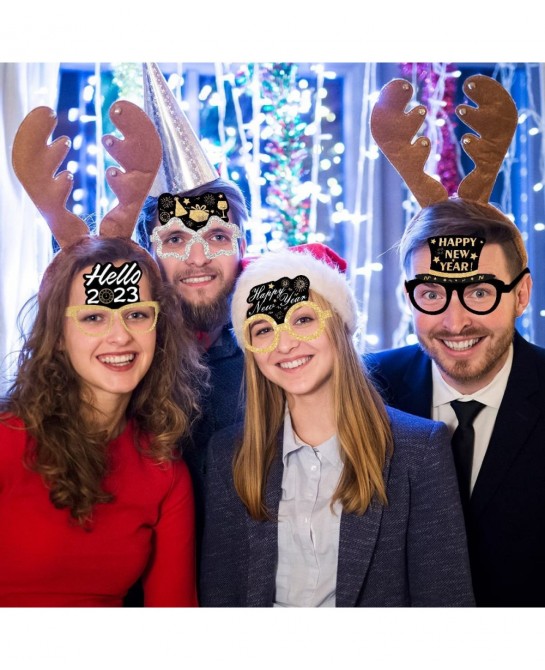 15PCS Happy New Year Eyeglasses for New Years Eve Party Supplies 2023 Party Favors Photo Booth Props $16.32 Kids' Party Favor...