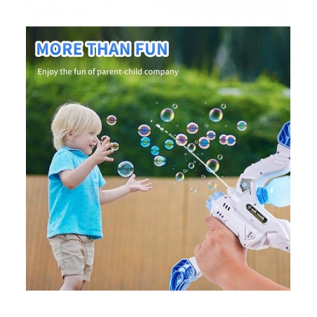 2022 Upgraded 2 in 1 Kids Bow and Arrow Bubble Machine Shooting Water Gun Fun Bubbles Blowing Toys Birthday Party for Boys an...