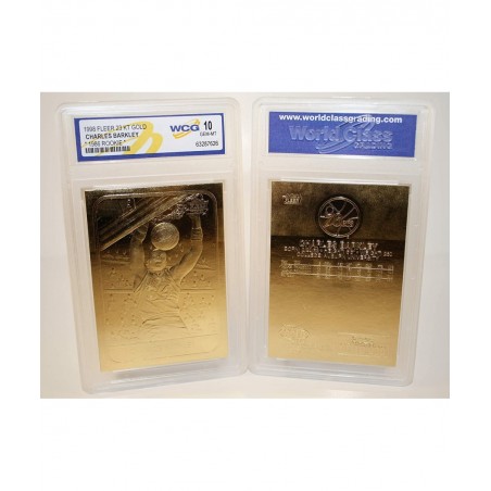 Charles Barkley 1986 Rookie 23KT Gold Card Sculptured - Graded GEM Mint 10 $16.09 Trading Cards & Accessories