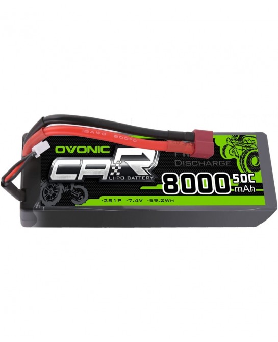 2S Lipo Battery 50C 8000mAh 7.4V Lipo Battery with Dean-Style T Connector for RC Car Truck Boat Vehicles $80.71 Hobby Remote ...