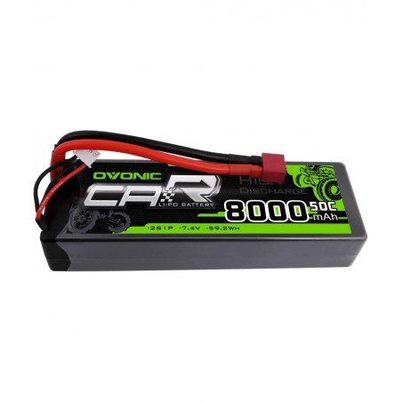 2S Lipo Battery 50C 8000mAh 7.4V Lipo Battery with Dean-Style T Connector for RC Car Truck Boat Vehicles $80.71 Hobby Remote ...