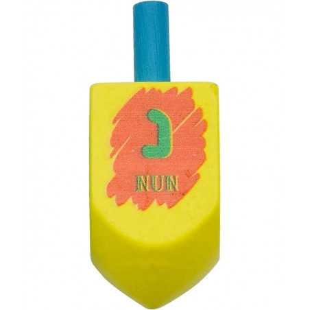Hanukkah Dreidels - Multi Colored Painted Wood Dreidel - 4 Pack Medium $15.09 Novelty Spinning Tops