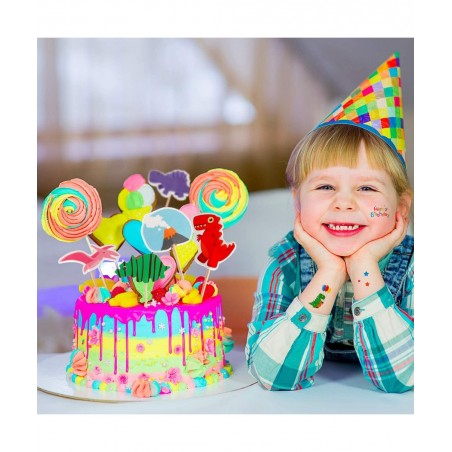 Dinosaur Party Supplies - 90 pcs for Birthday Decorations Dino Party Decorations for kids dinosaur party favors Dinosaur part...