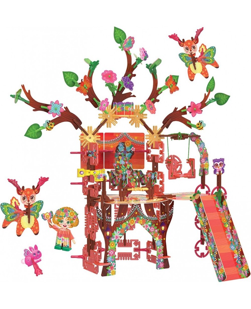 Fairy Treehouse | Build-Your-Own Magical Forest Play Set Kids 3D Puzzle Toy - STEM Girl Toys Ages 6-7 and Up $52.11 Toy Build...