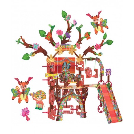 Fairy Treehouse | Build-Your-Own Magical Forest Play Set Kids 3D Puzzle Toy - STEM Girl Toys Ages 6-7 and Up $52.11 Toy Build...