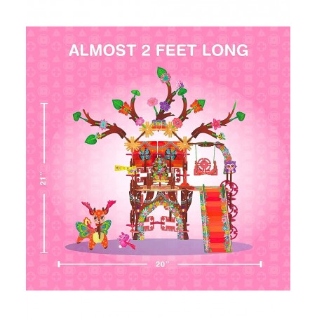 Fairy Treehouse | Build-Your-Own Magical Forest Play Set Kids 3D Puzzle Toy - STEM Girl Toys Ages 6-7 and Up $52.11 Toy Build...