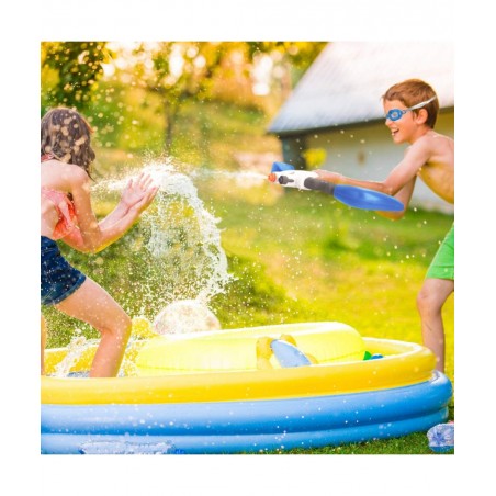 Kids Squirt Water Gun Bow Toy with Swimming Goggle Super Soaker Blaster Games Summer Outdoor Yard Activity with Capacity 800C...