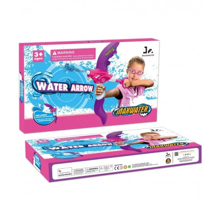 Kids Squirt Water Gun Bow Toy with Swimming Goggle Super Soaker Blaster Games Summer Outdoor Yard Activity with Capacity 800C...