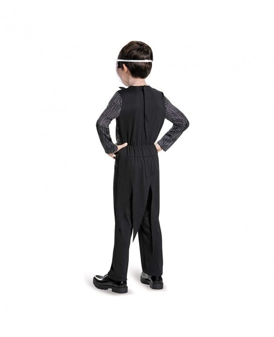Disney Jack Skellington Nightmare Before Christmas Boys' Costume Black Medium (7-8) & Stitched Child Tights Black and White O...