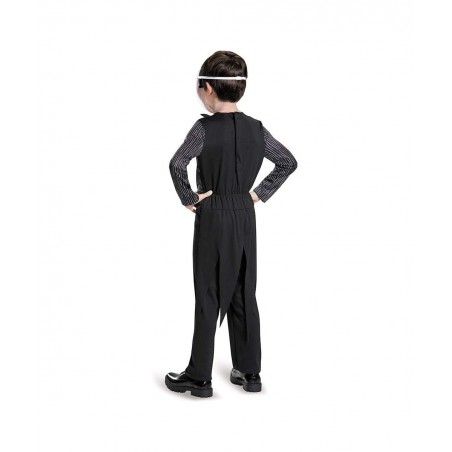Disney Jack Skellington Nightmare Before Christmas Boys' Costume Black Medium (7-8) & Stitched Child Tights Black and White O...