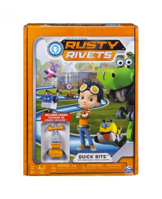 Rusty Rivets – Quick Bits Path Game Board Game with Crush Figure $33.55 Board Games
